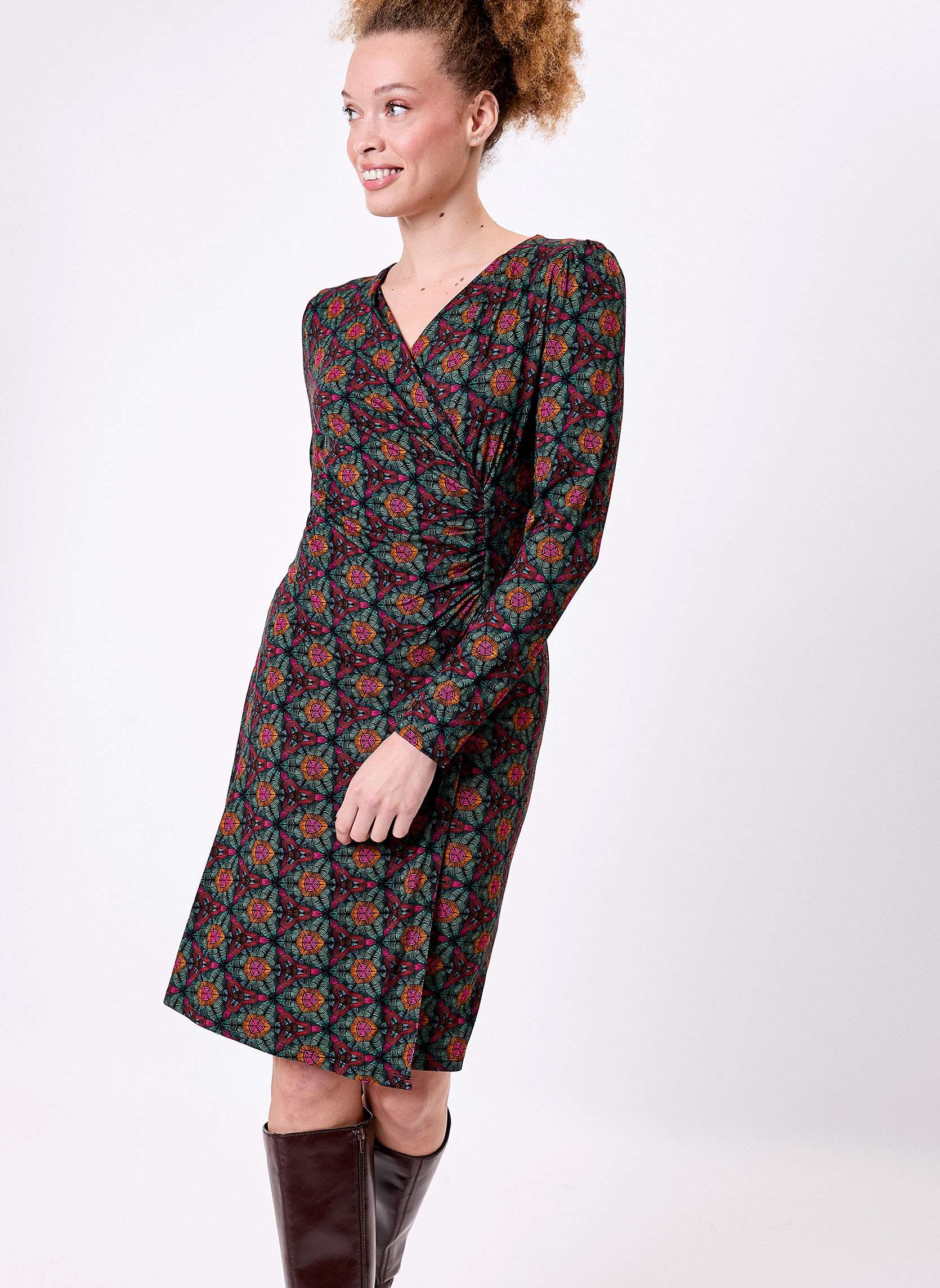 Robe maille fluide esprit portefeuille SINE