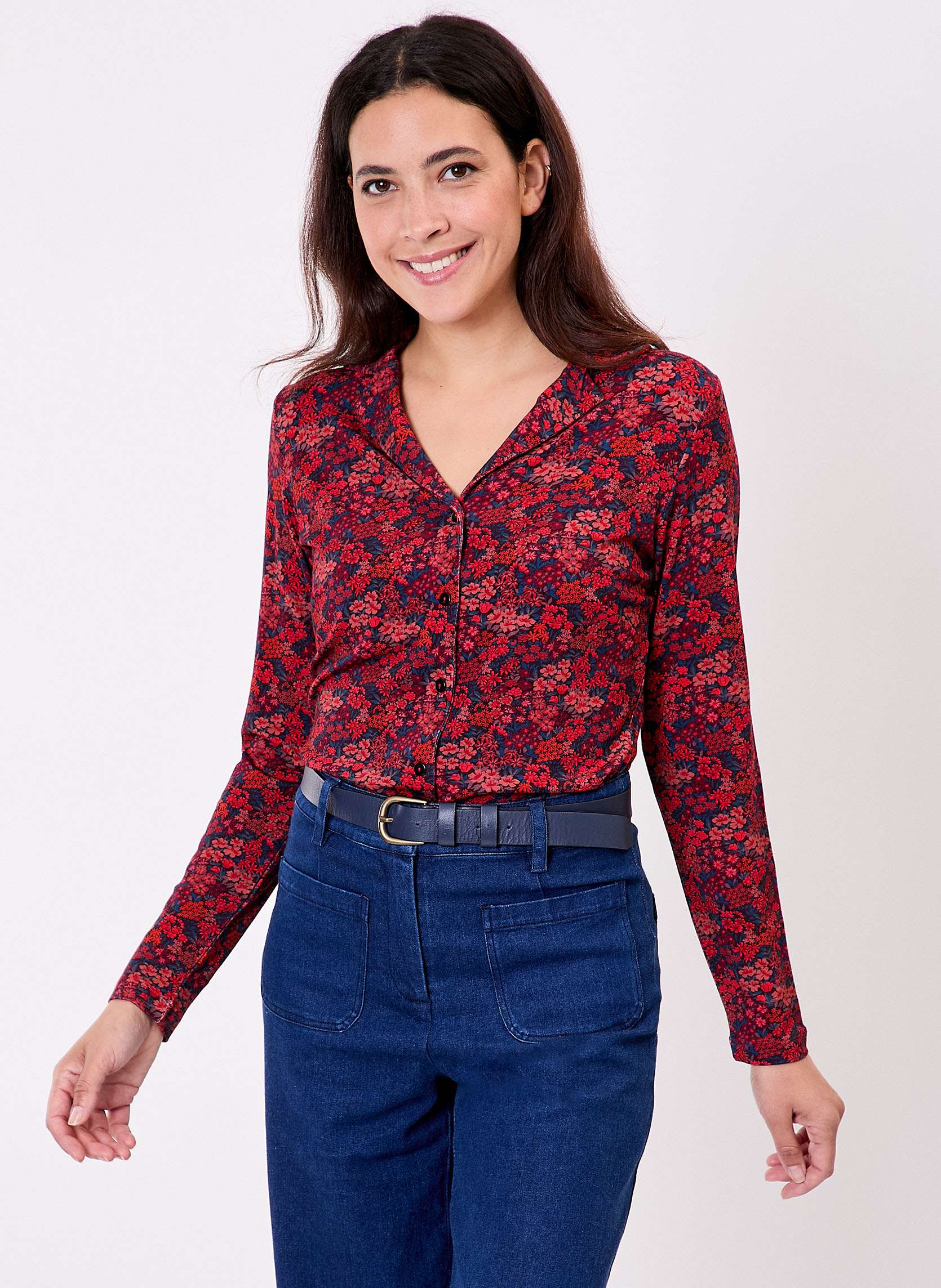 Chemisier maille fluide CELIA