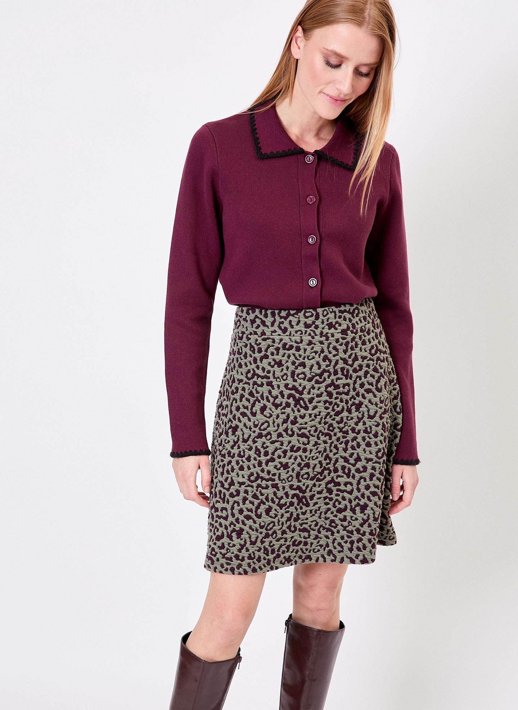 Veste gilet en coton pais uni GALA