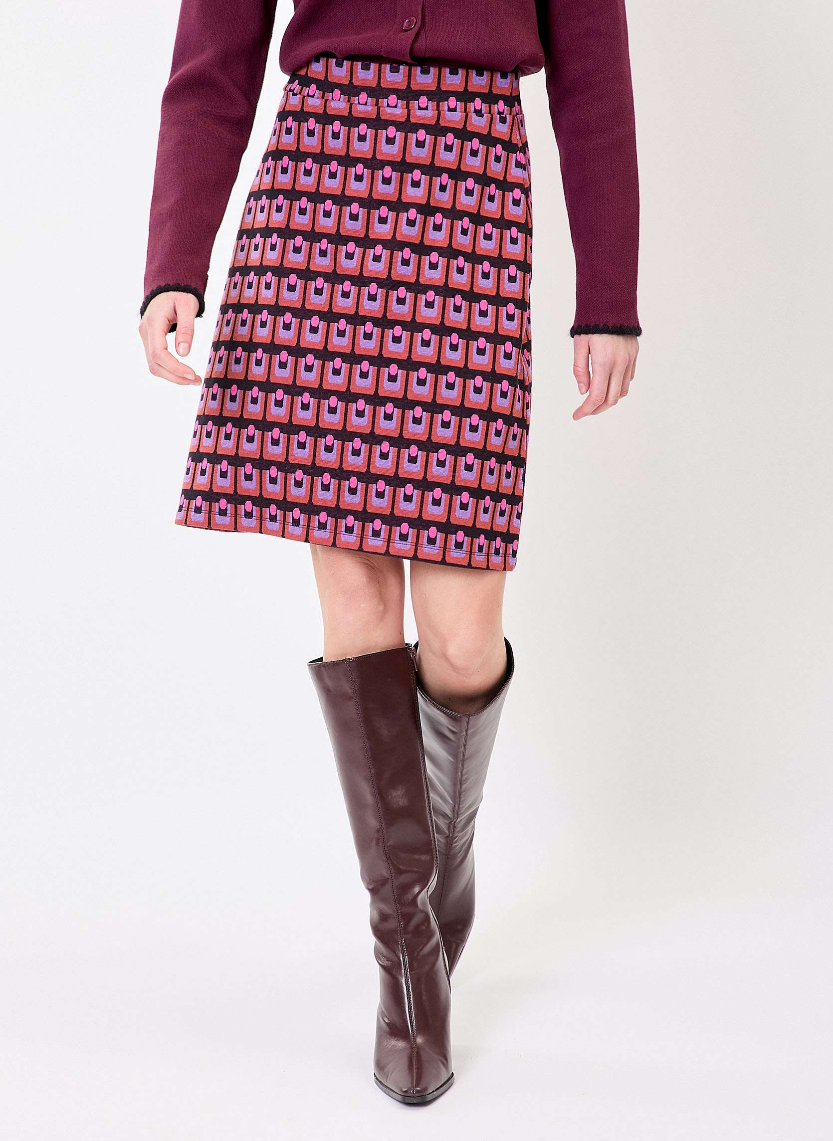 Jupe maille courte bio OLI