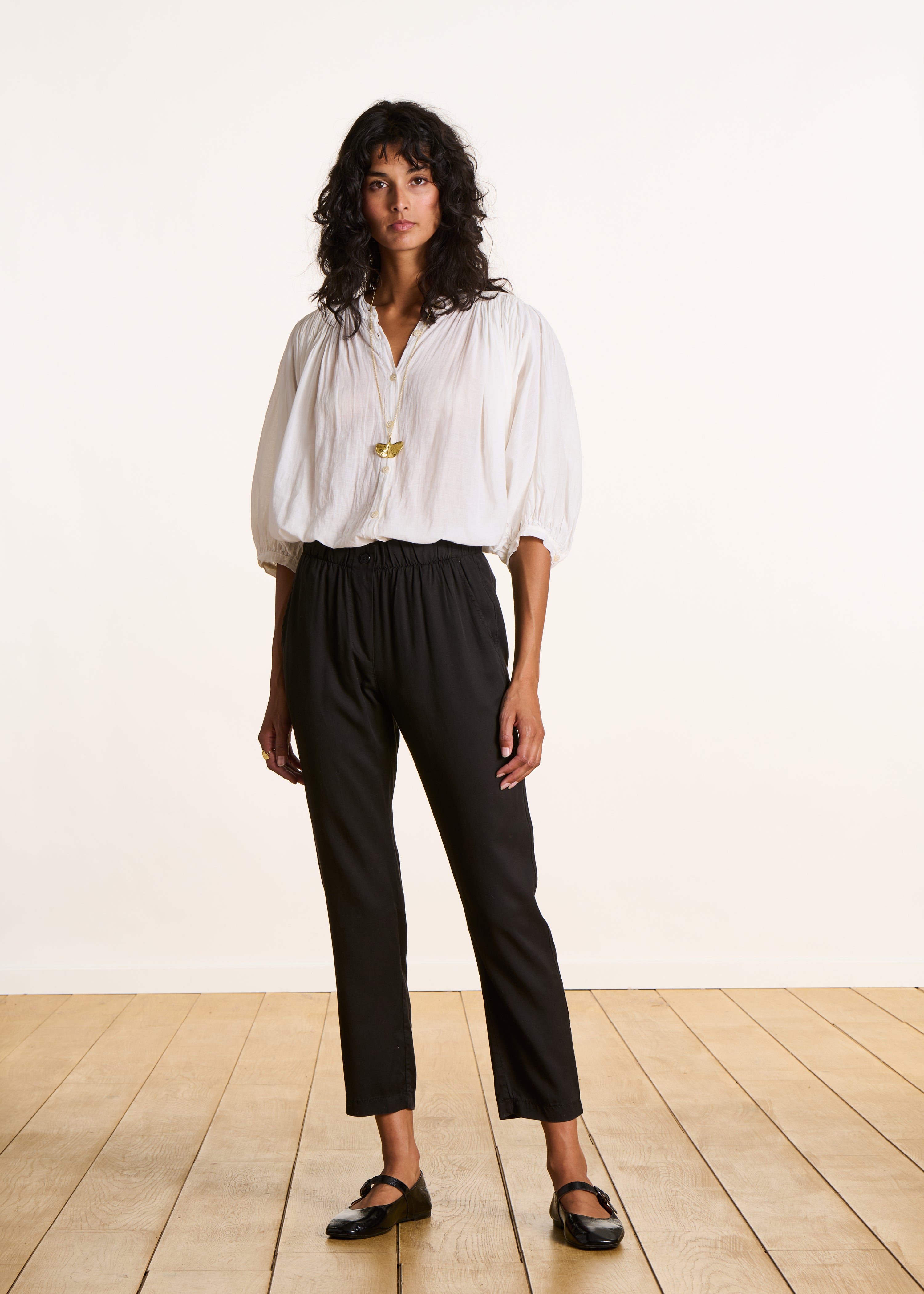 Pantalon fluide en lyocell