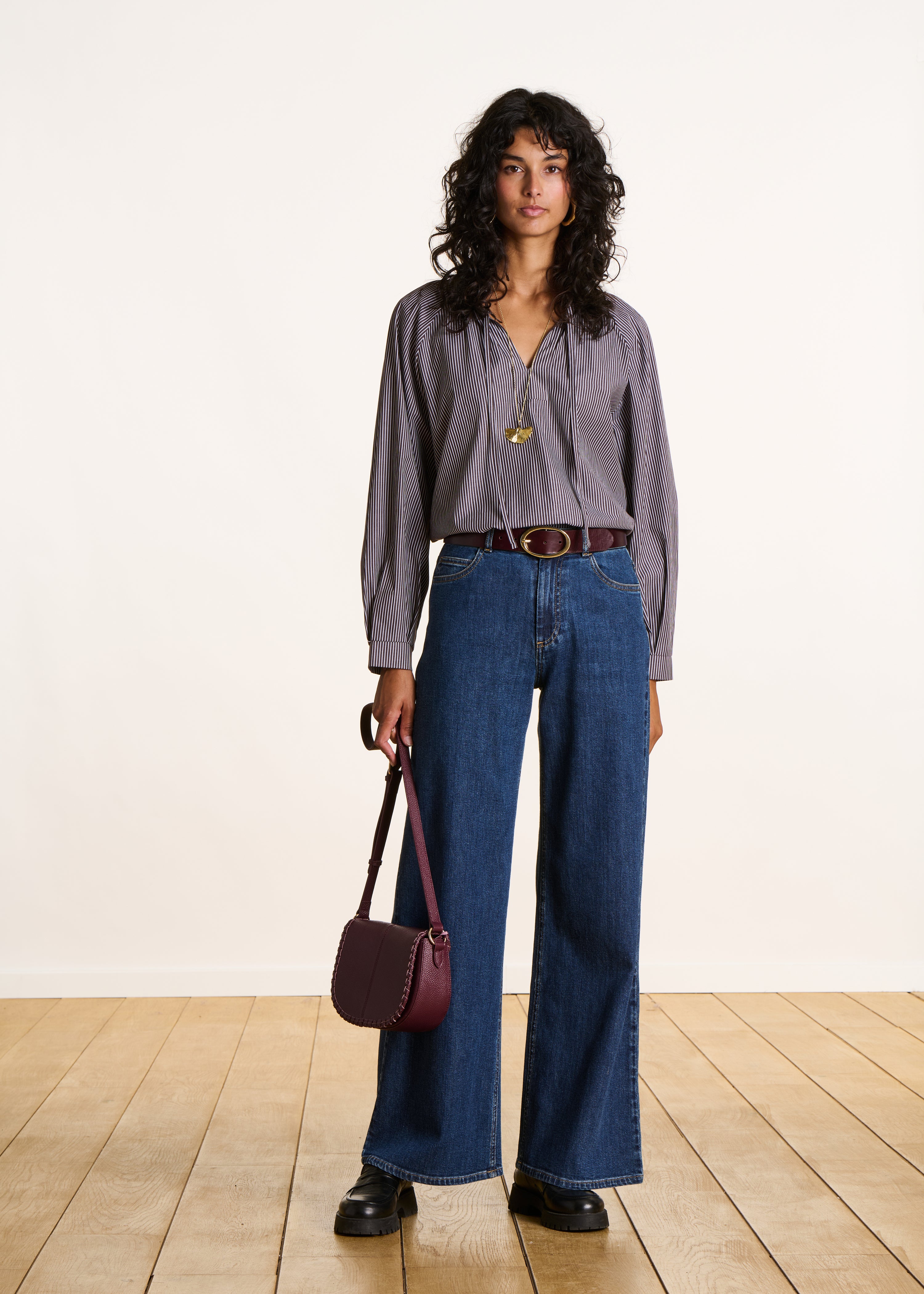 Jean large en coton biologique