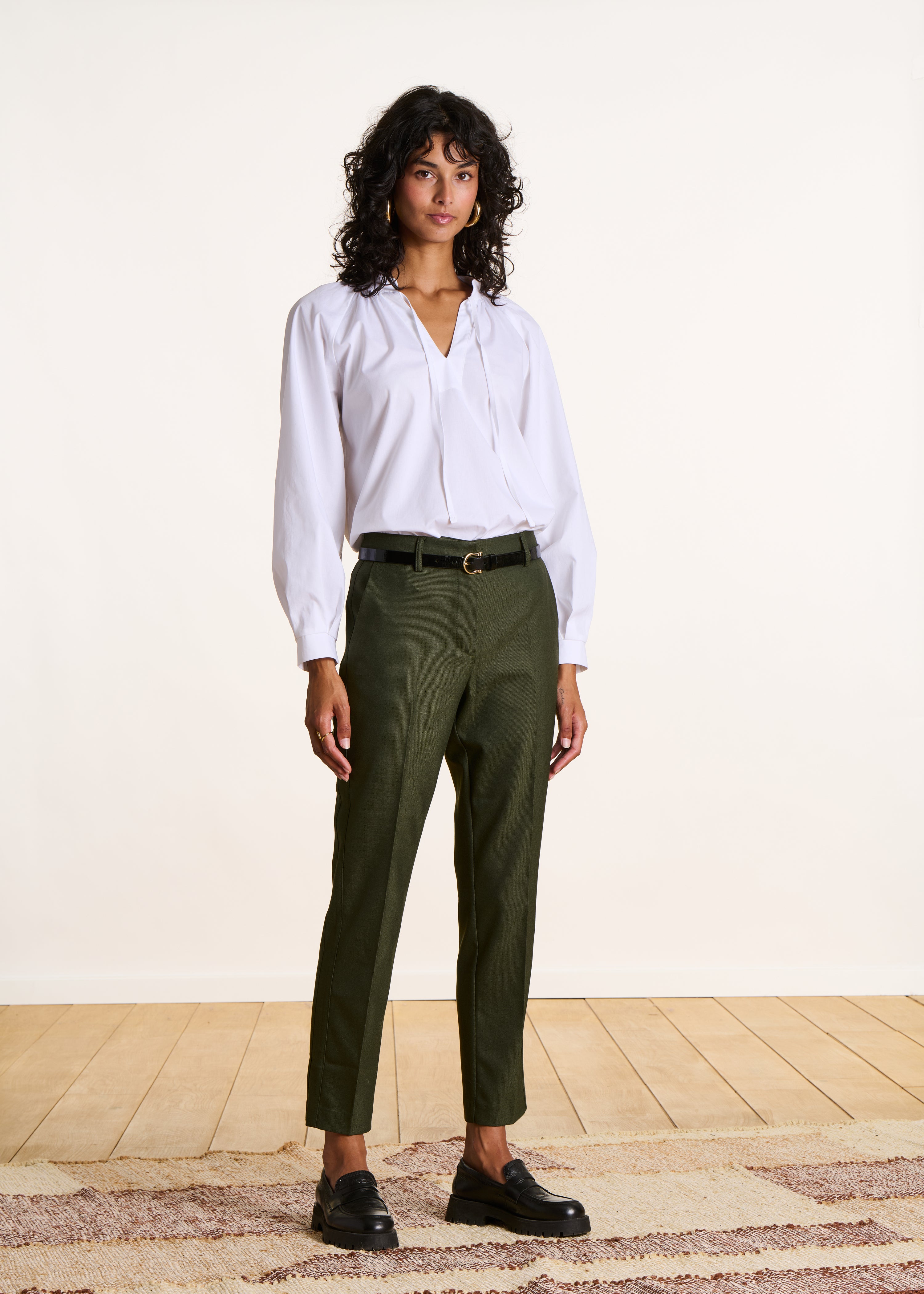 Pantalon cigarette 7/8ème