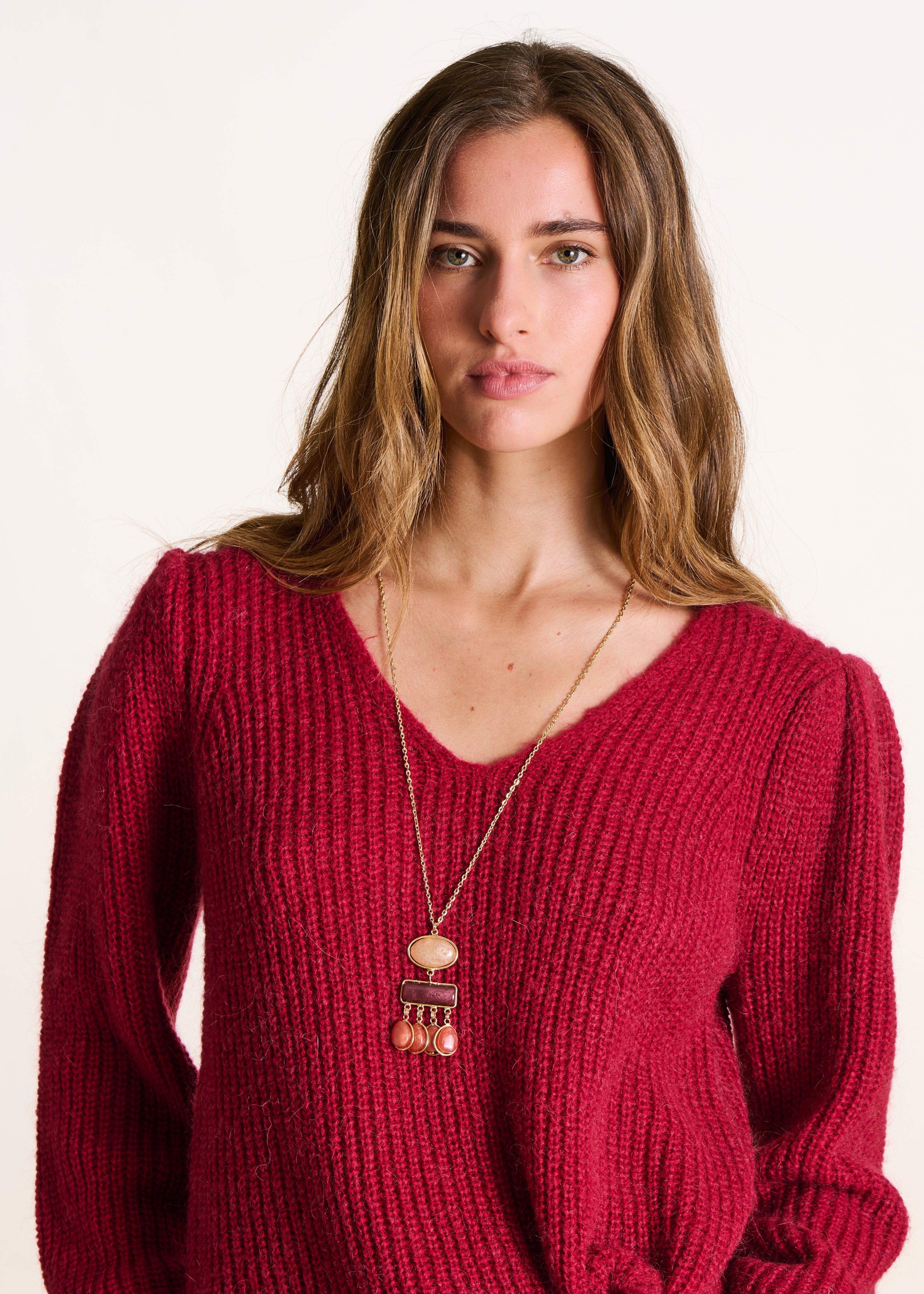 Collier sautoir résine