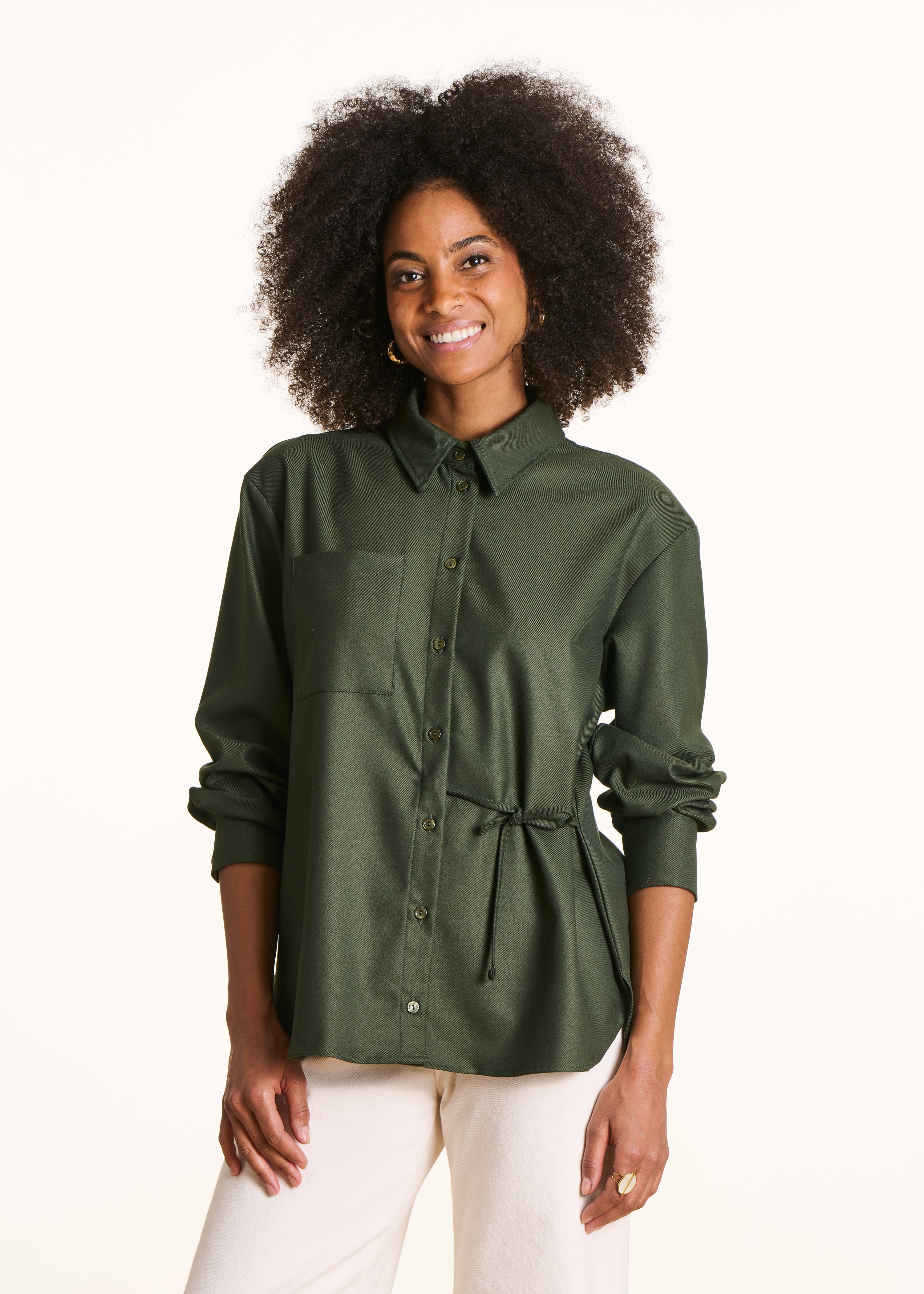 Chemise ample en flanelle