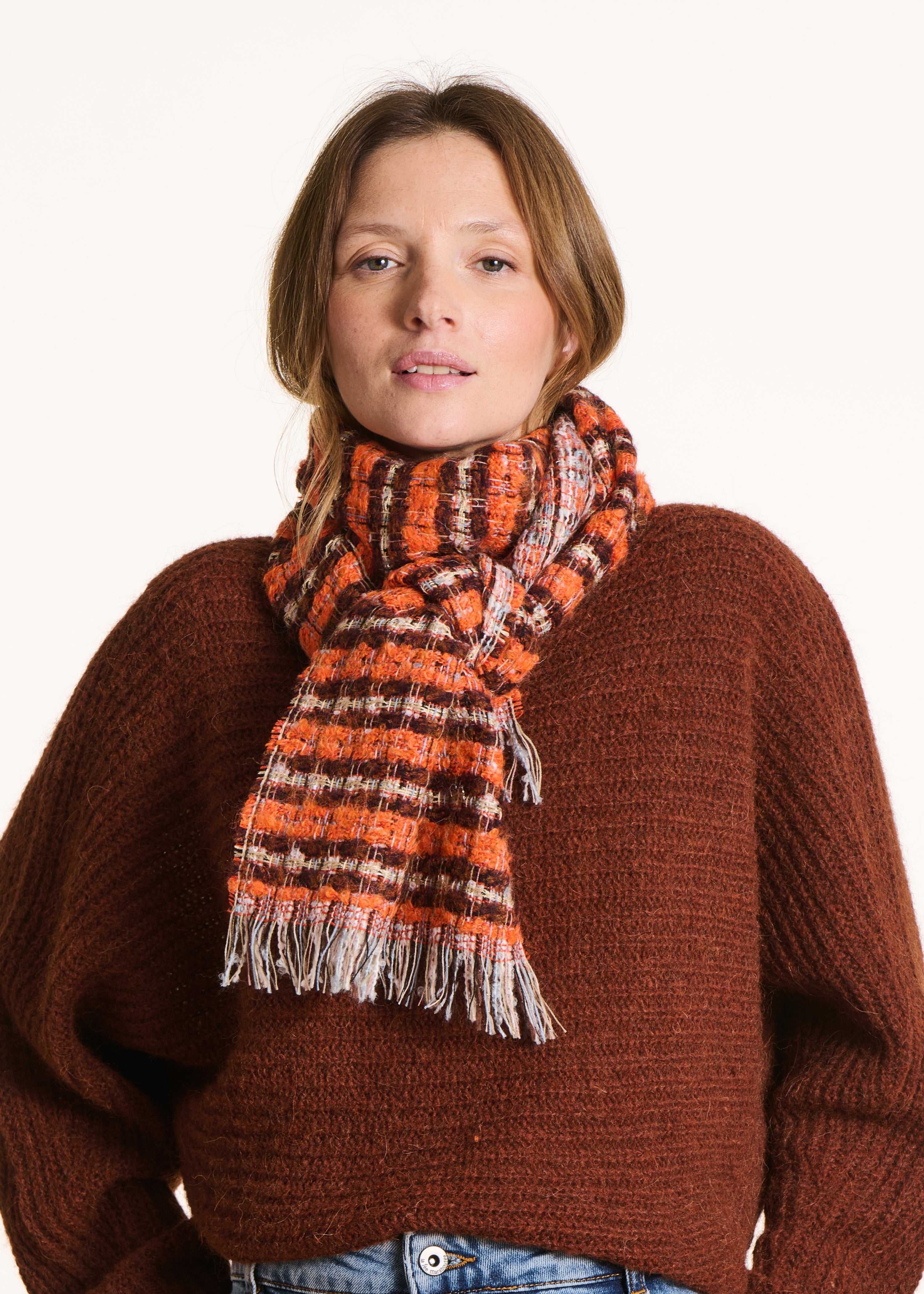 Écharpe à carreaux