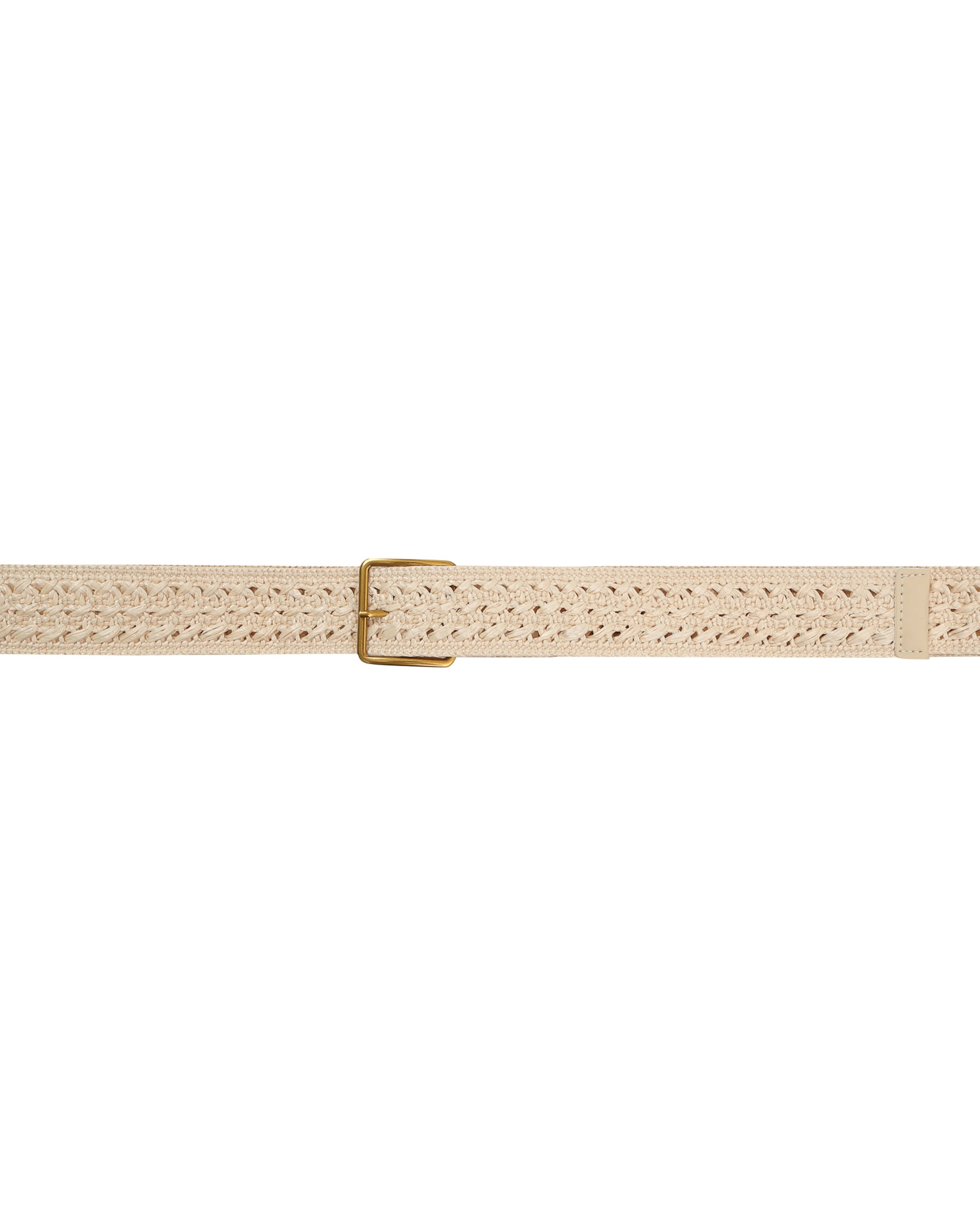 Ceinture tissee ecru Pastille