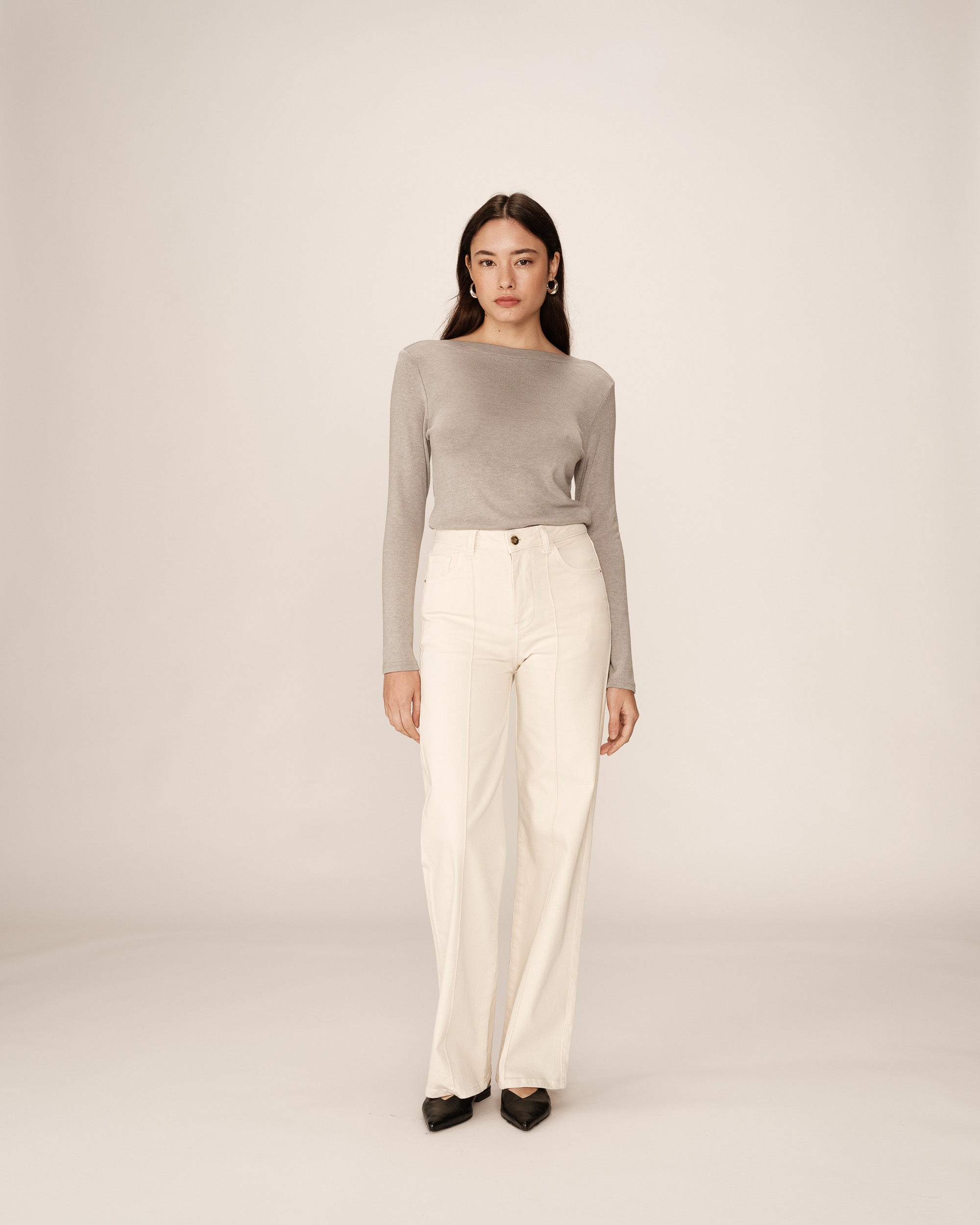 Jean flare ecru Justin