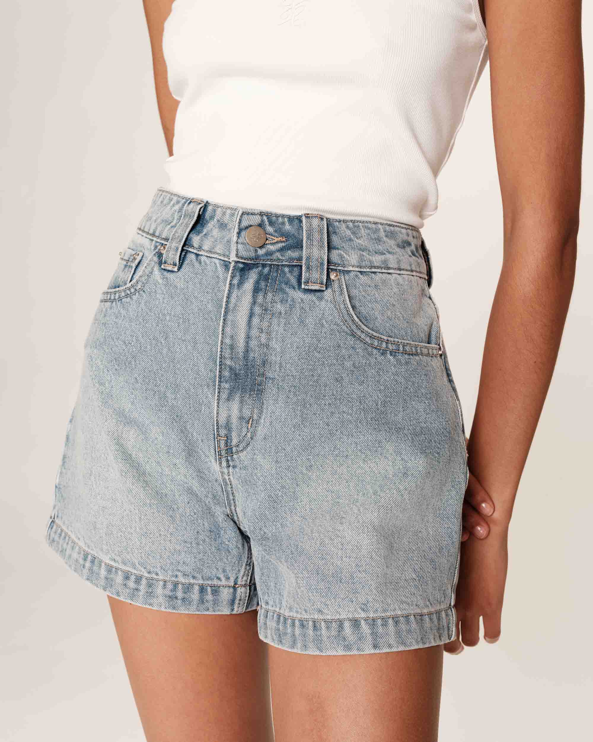 Short en jean sky blue Rice