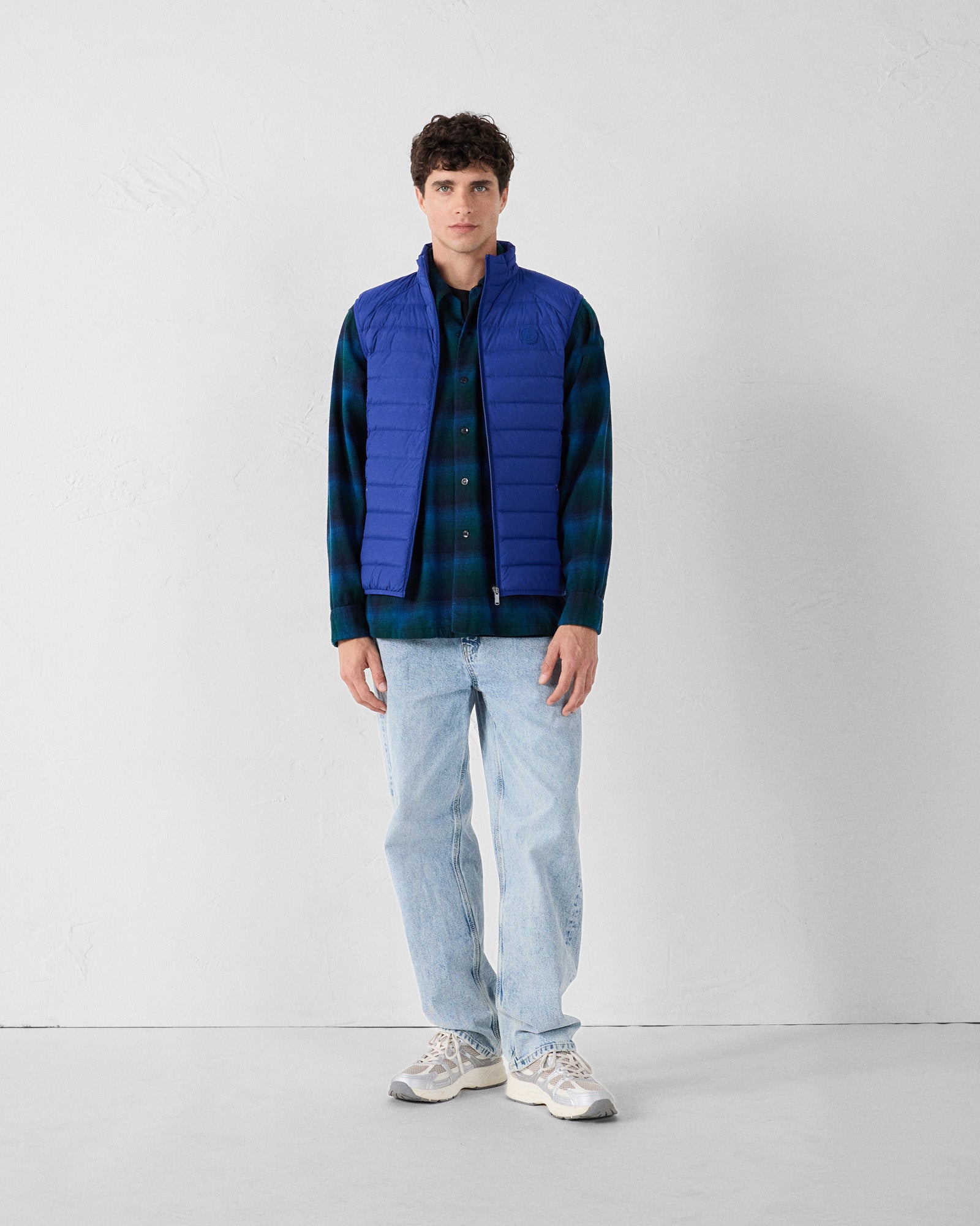 JOTT - Doudoune sans manches stretch Bleu cobalt Arafo - Taille L