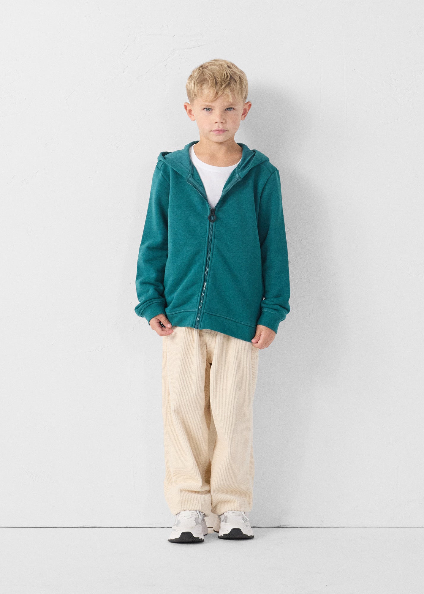 JOTT - Veste enfant zippée à capuche Deep lake Arie - Taille 8/10A
