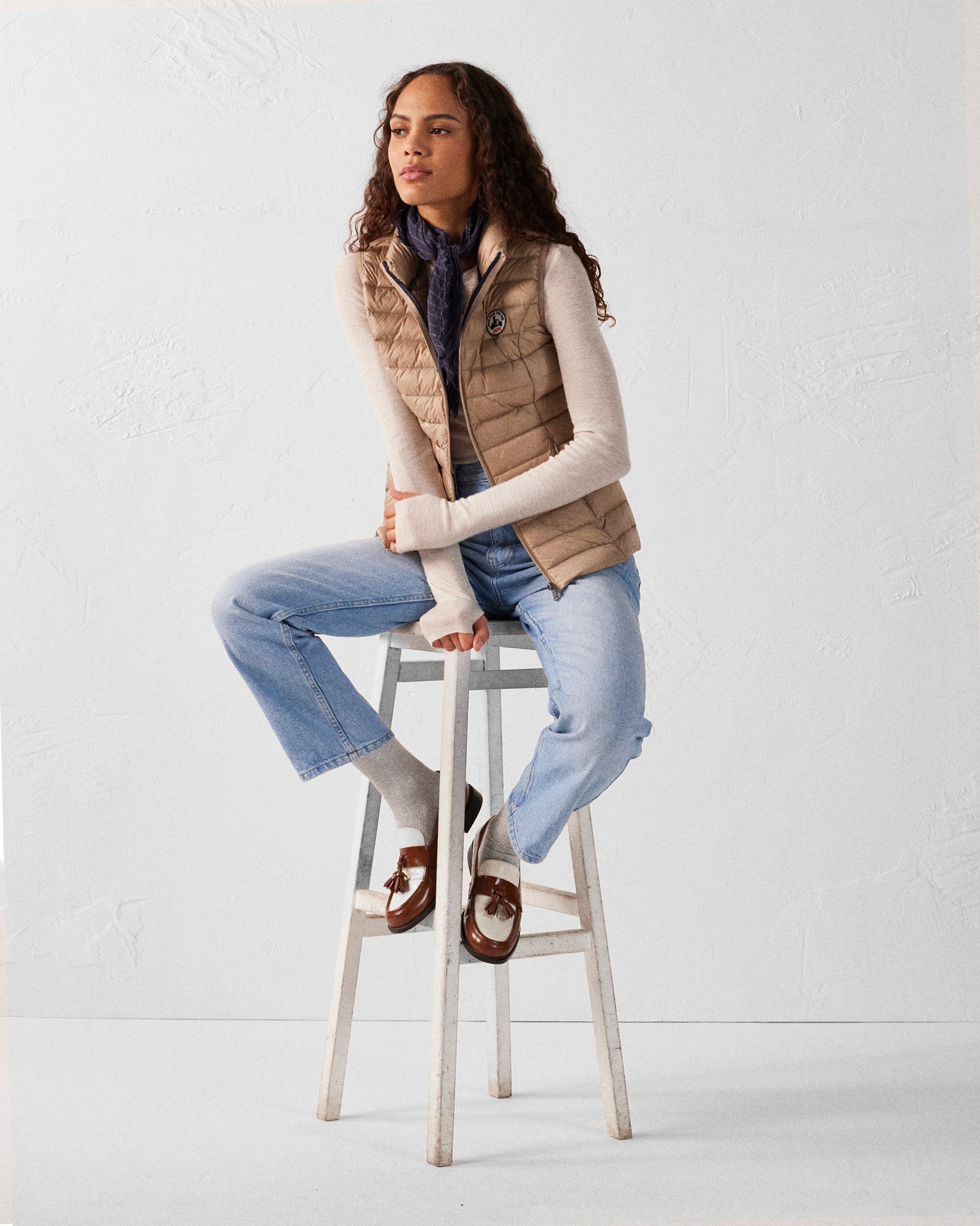 JOTT - Doudoune légère sans manches Beige Seda - Taille XS