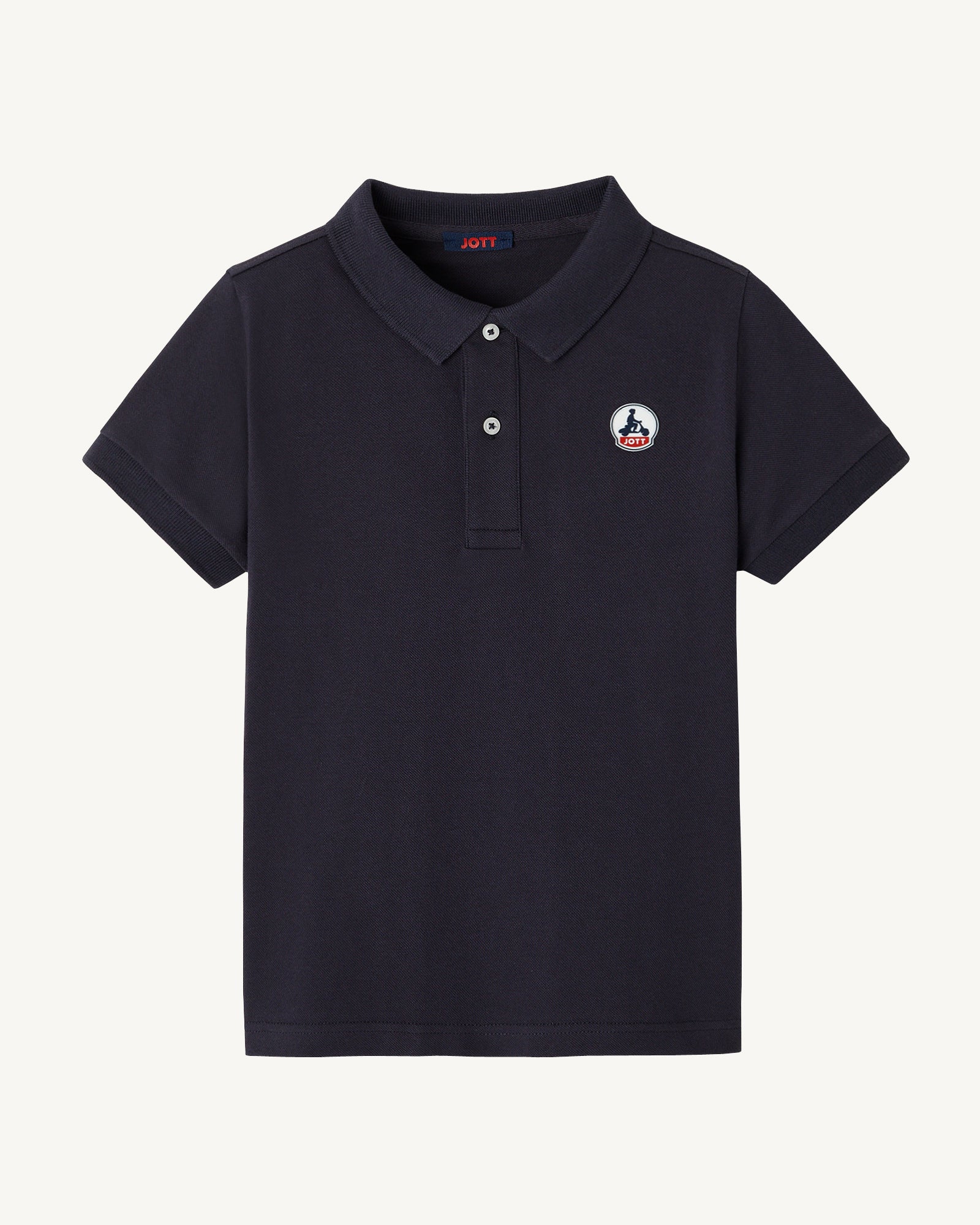 JOTT - Polo enfant en coton biologique Marine Salvador - Taille 6/8A