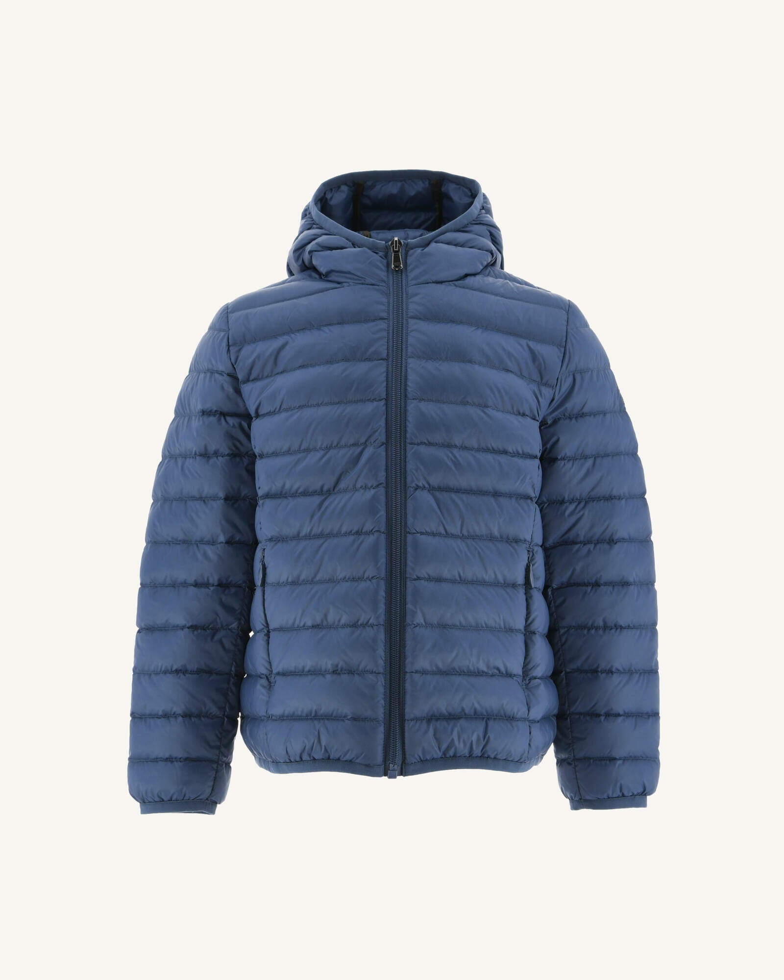JOTT - Doudoune légère à capuche enfant Bleu jeans Hugo - Taille 6/8A