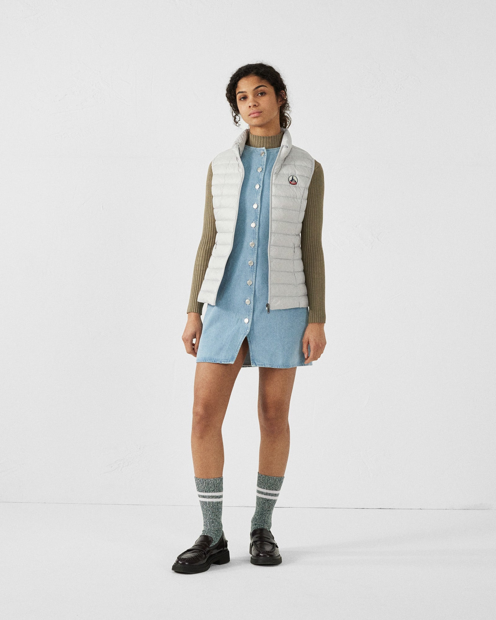 JOTT - Doudoune légère sans manches Gris glace Seda - Taille XS