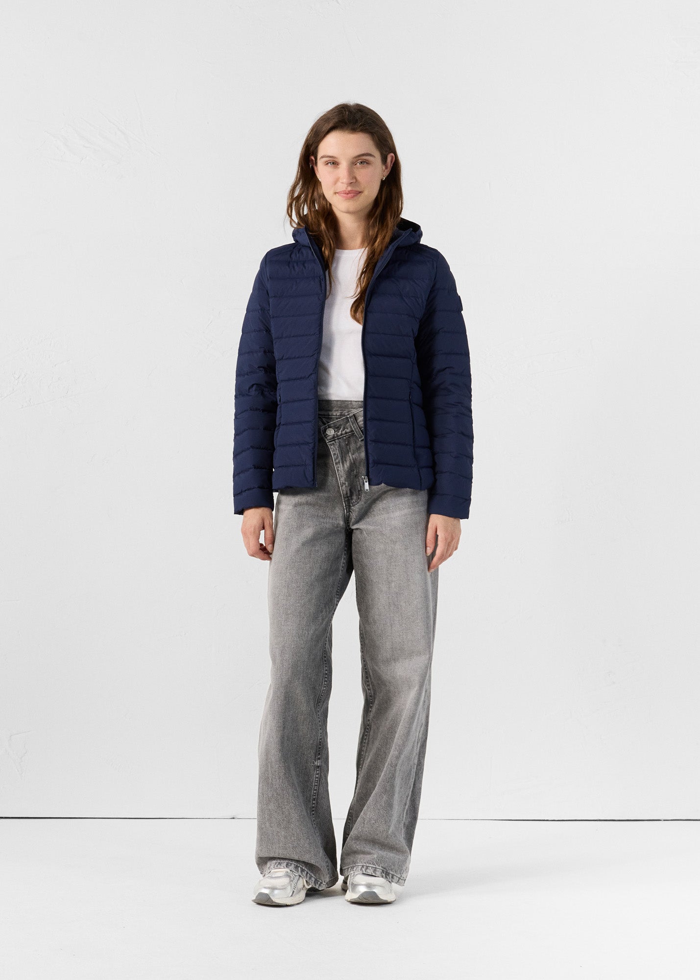 JOTT - Doudoune à capuche stretch légère Marine Salma - Taille XS