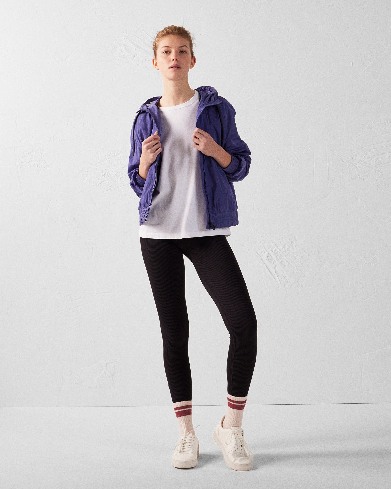 JOTT - Blouson coupe-vent léger à capuche Bleu mystique Alize - Taille S