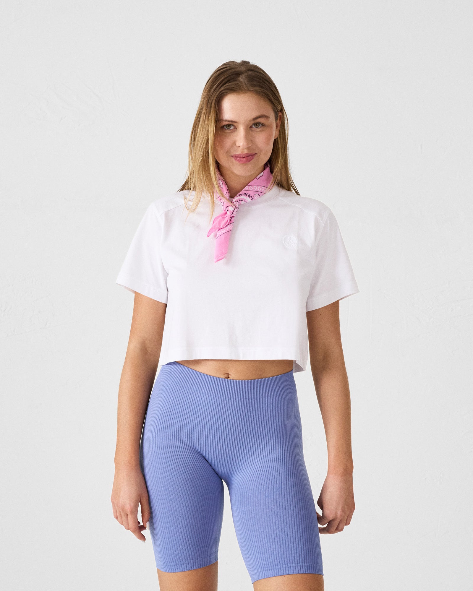 JOTT - T-shirt col rond en coton Blanc Mazu - Taille XS