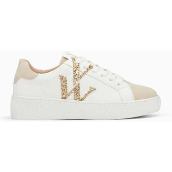 Baskets basses Vanessa Wu  Baskets monogramme Lou à lacets